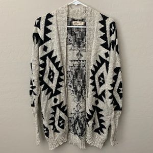 Aztec print Hollister cardigan
